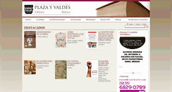 Desktop Screenshot of plazayvaldes.com.mx