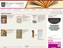 Tablet Screenshot of plazayvaldes.com.mx